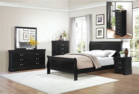Black furniture is particularly attractive and beautiful and it can look especially great in the bedroom. Homelegance Mayville Bedroom Set - Black 2147BK-BEDROOM ...
