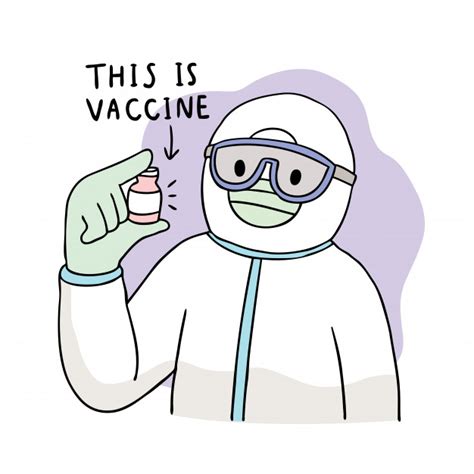 Covid vaccine injury claims are filed with the countermeasures injury compensation program on march 8, the cdc released new guidelines on how those fully vaccinated against covid could. Cartoon cute coronavirus, covid-19, doctor and vaccine ...