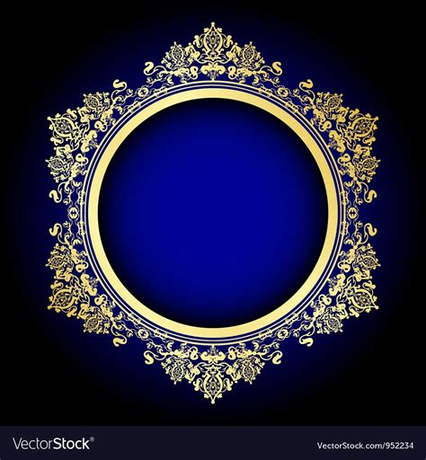 Gold And Blue Frame Download A Free Preview Or High Quality Adobe
