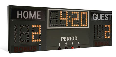 Jp London Hockey Scoreboard Timer Clock Graphic Art Print On Wrapped