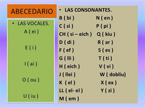 41 Abecedario Vocales Y Consonantes Image Marca