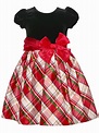 Bonnie Jean Girls Holiday Dress ~ Bias Plaid 8 - Walmart.com - Walmart.com