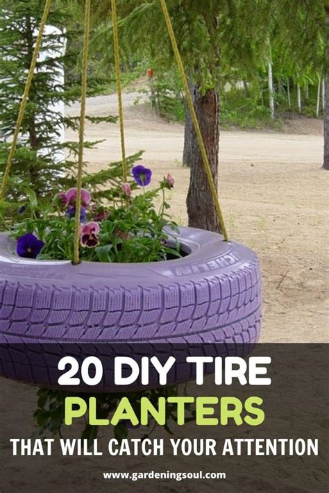 20 Diy Tire Planters That Will Catch Your Attention
