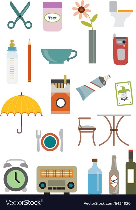 Objects Royalty Free Vector Image Vectorstock