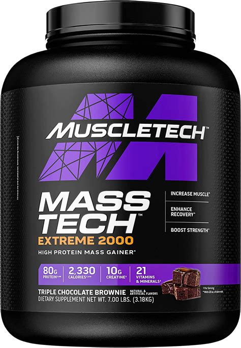 Buy Poudre De Protéines De Gain De Masse Muscletech Mass Tech Extreme 2000 Muscle Builder