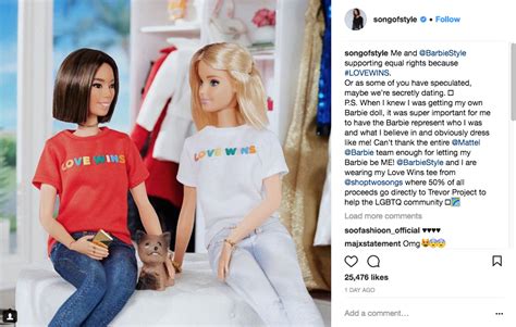 Barbie Causes Speculation Shes Bisexual After Pro Gay Marriage Post
