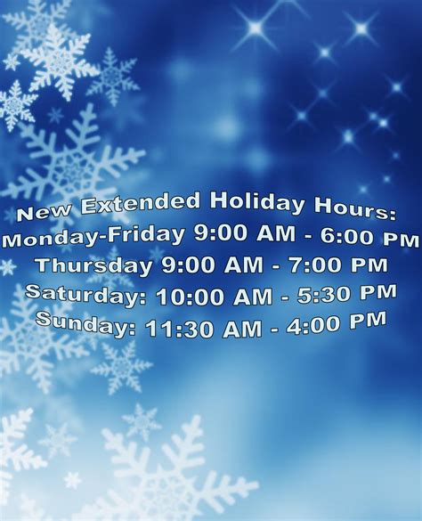 Our Extended Holiday Hours! Winter Holiday Party, Winter Holidays