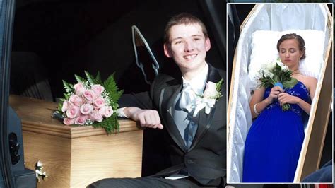 17 Year Old Aspiring Funeral Director Arrives To Prom Inside Coffin