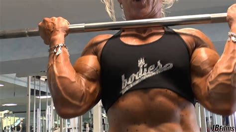 Female Bodybuilder Desiree Dumpel A Lot Of Female Muscle On This
