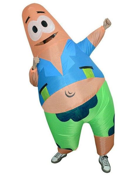 Adult Patrick Star Inflatable Costume Movie And Tv Costume Themes