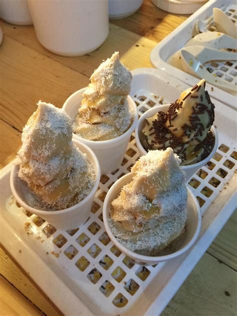 Pandan sugar apong special 🥰🥰🥰🥰. Ice Cream Gula Apong is now at Lutong Miri City!