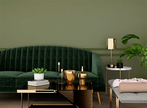 Create The Perfect Olive Green Living Room