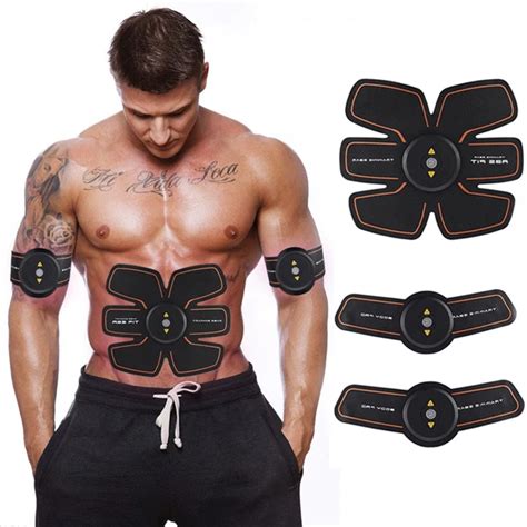 Ems Muscle Stimulator Smart Slimming Massage Belt Abs Abdominal Muscle Toner Core Abs Workout