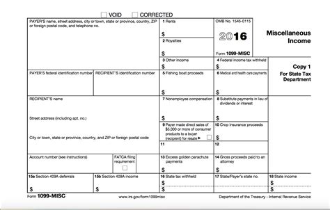 1099 Misc Tax Form Diy Guide Zipbooks