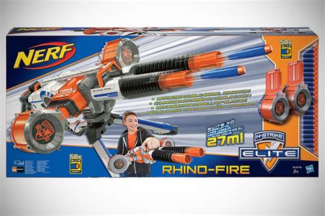 Nerf N Strike Elite Rhino Fire Blaster Can Shoot 50 Darts Up To 90 Feet