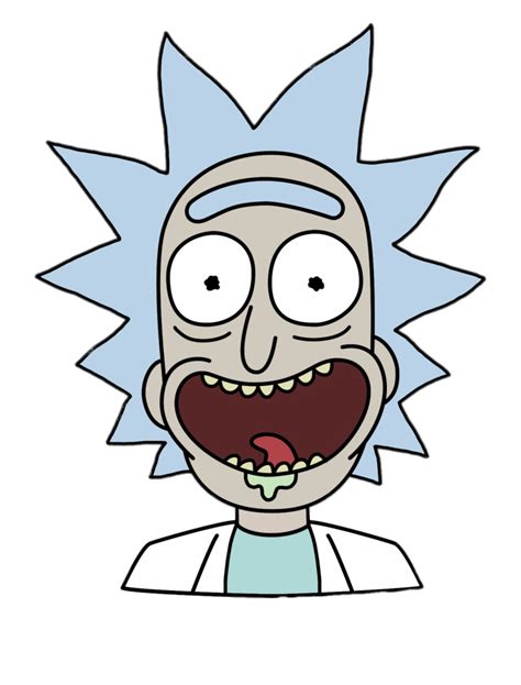 Rick Sanchez Face Rick And Morty Drawing Rick And Morty Stickers