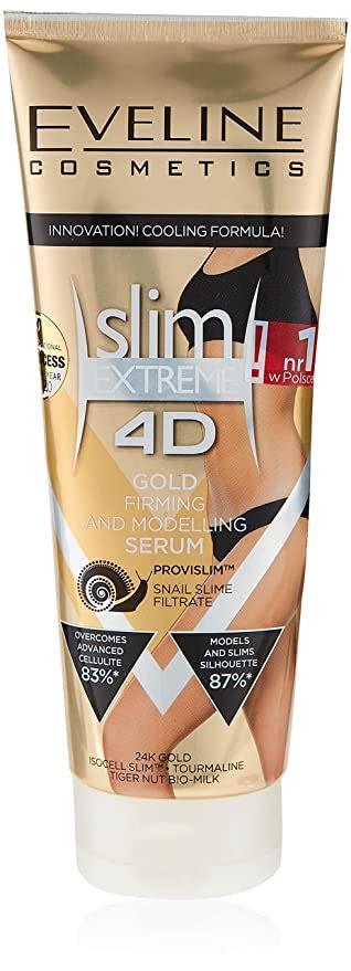 eveline cosmetics slim extreme 4d firming gold cellulite serum 8 8 ounce body