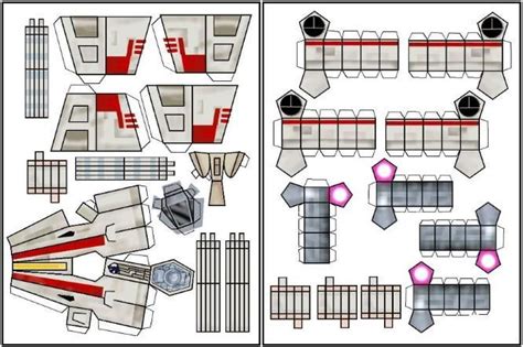 Papermau Star Wars X Wing Starfighter Paper Toy By Al Mcdonald Via