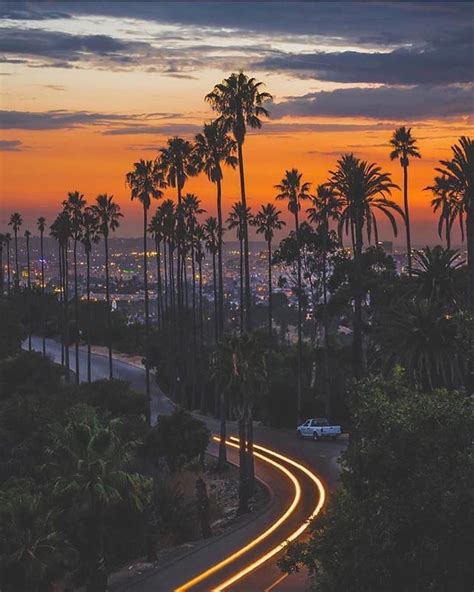 Los Angeles Sunset Iphone Wallpaper