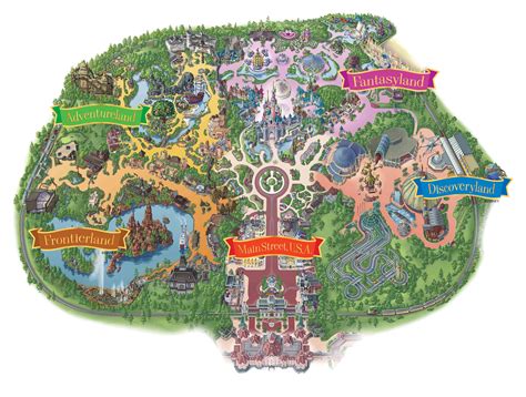 Mapa De Disneyland Paris Restaurantes En Adventureland