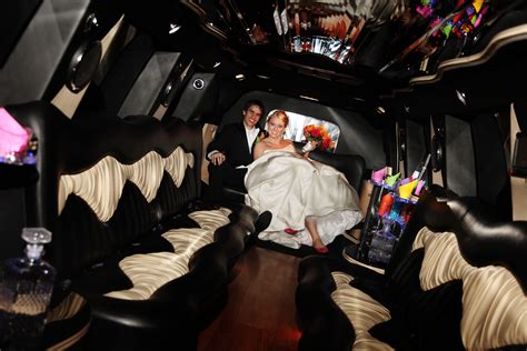 Limo Ride To The Reception Wedding Photos Photo