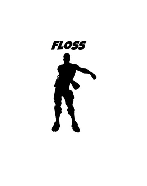 Looking for fortnite floss stickers? Fortnite Emote Floss SVG DXF PNG Files