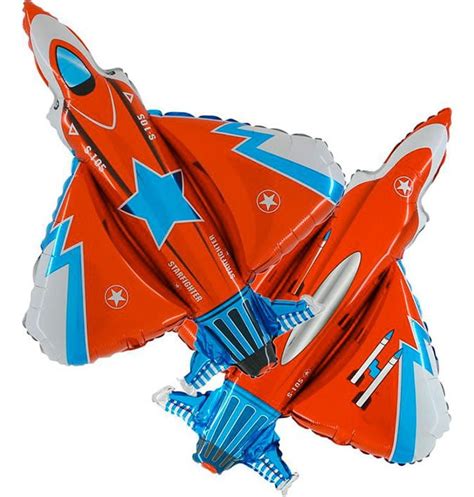Feste And Besondere Anlässe Fighter Jet Supershape Foil Balloon Haus