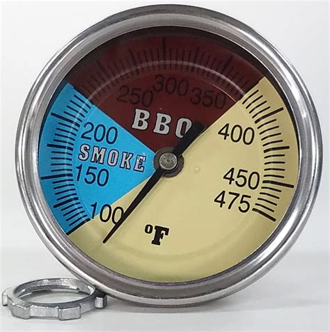 3 Dial Bbq Grill And Smoker Thermometer 4 Stem 100 475 Pro Bq300 Bbq