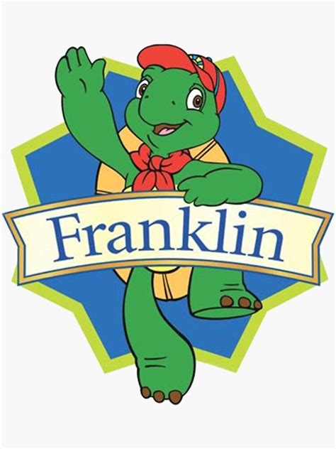 Franklin The Turtle Sticker For Sale By Ckercky Redbubble