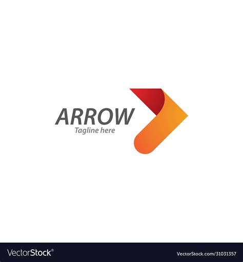 Arrow Logo Design Royalty Free Vector Image Vectorstock