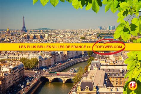 Top Des Plus Belles Villes De France