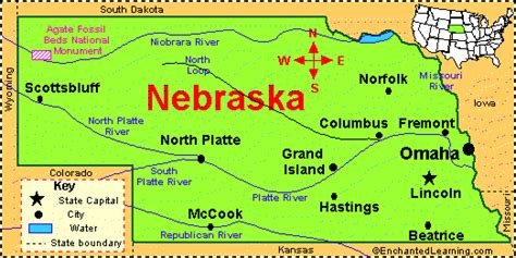Nebraska Map