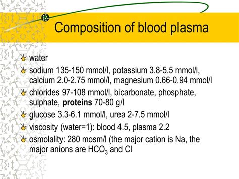 Ppt Function Of Blood And Blood Plasma Powerpoint Presentation Free
