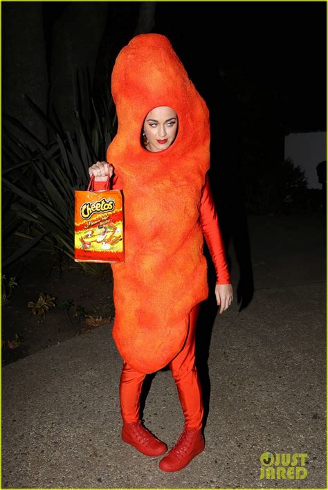 Katy Perry Turns Into A Flaming Hot Cheeto For Halloween Photo Halloween