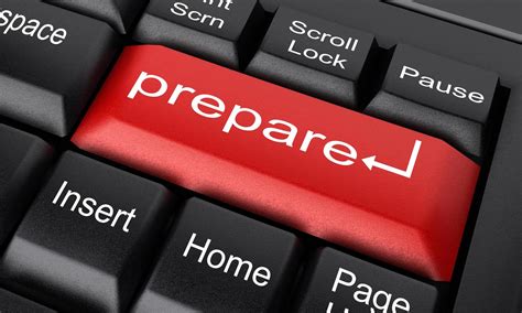 Prepare Word On Red Keyboard Button 7600241 Stock Photo At Vecteezy
