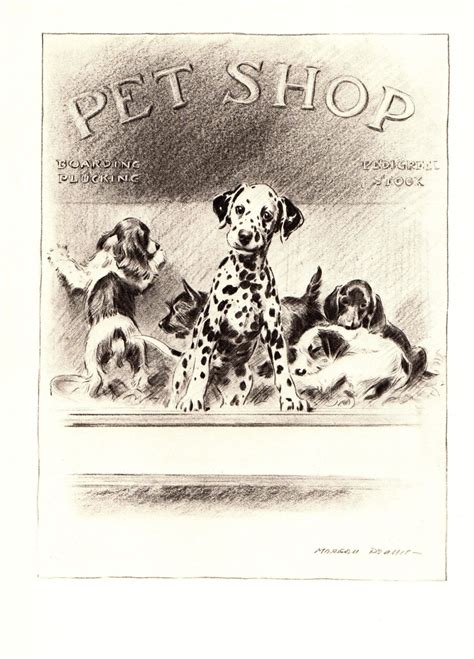 1946 Antique Dalmatian Dog Art Print Vintage Morgan Dennis Etsy Dog
