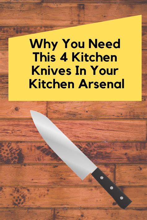You must also be able to consider some factors. Why You Need This 4 Kitchen Knives In Your Kitchen Arsenal ...