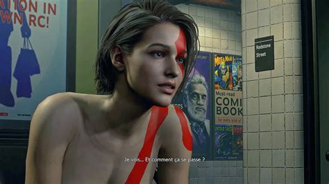 Resident Evil Remake Début de partie avec Jill Naked Mod P YouTube