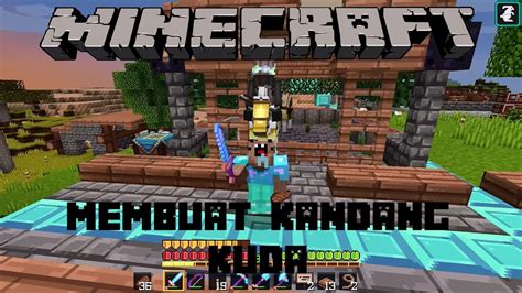 Noob Survival Minecraft Indonesia 17 Membuat Kandang Kuda Youtube