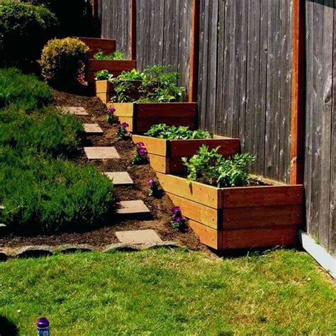 Sloped Backyard Ideas Before And After Sloped Backyard Before And After