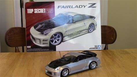 Aoshima Top Secret Nissan Fairlady Z Model Build Youtube
