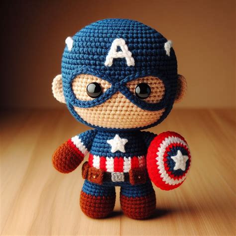 Crochet Captain America Amigurumi Idea The Amigurumi