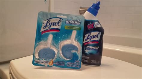 lysol automatic toilet cleaner atlantic fresh youtube