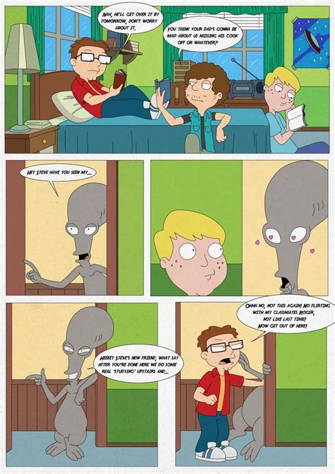 Rule 34 American Dad Color Comic English Text Grigori Artist Roger