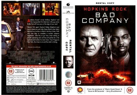 Bad Company 2002 On Touchstone Home Video United Kingdom Vhs Videotape