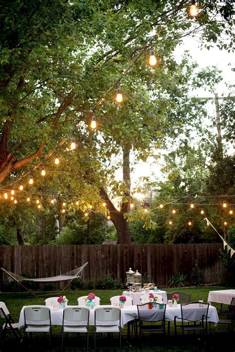 Backyard Lighting Party Ideas Backyard Party Lighting Backyard Party