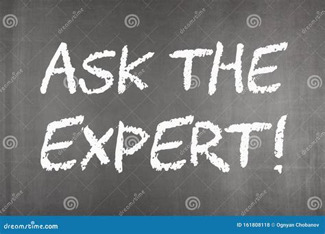 Ask The Expert Stock Photo Image Of Guide Leadership 161808118