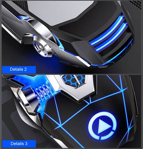 Best Quality Luminous Gaming Mouse Rgb Cooling Light Usb Wireless