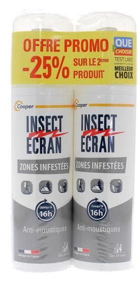 Spray répulsif anti moustiques zones infestées Insect écran spray