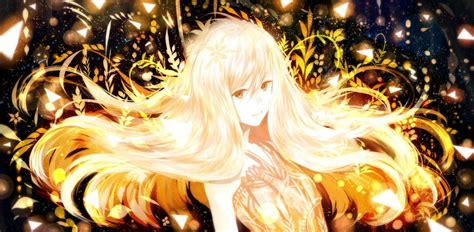 Gold Hair Anime Girl Wallpapers Wallpaper Cave